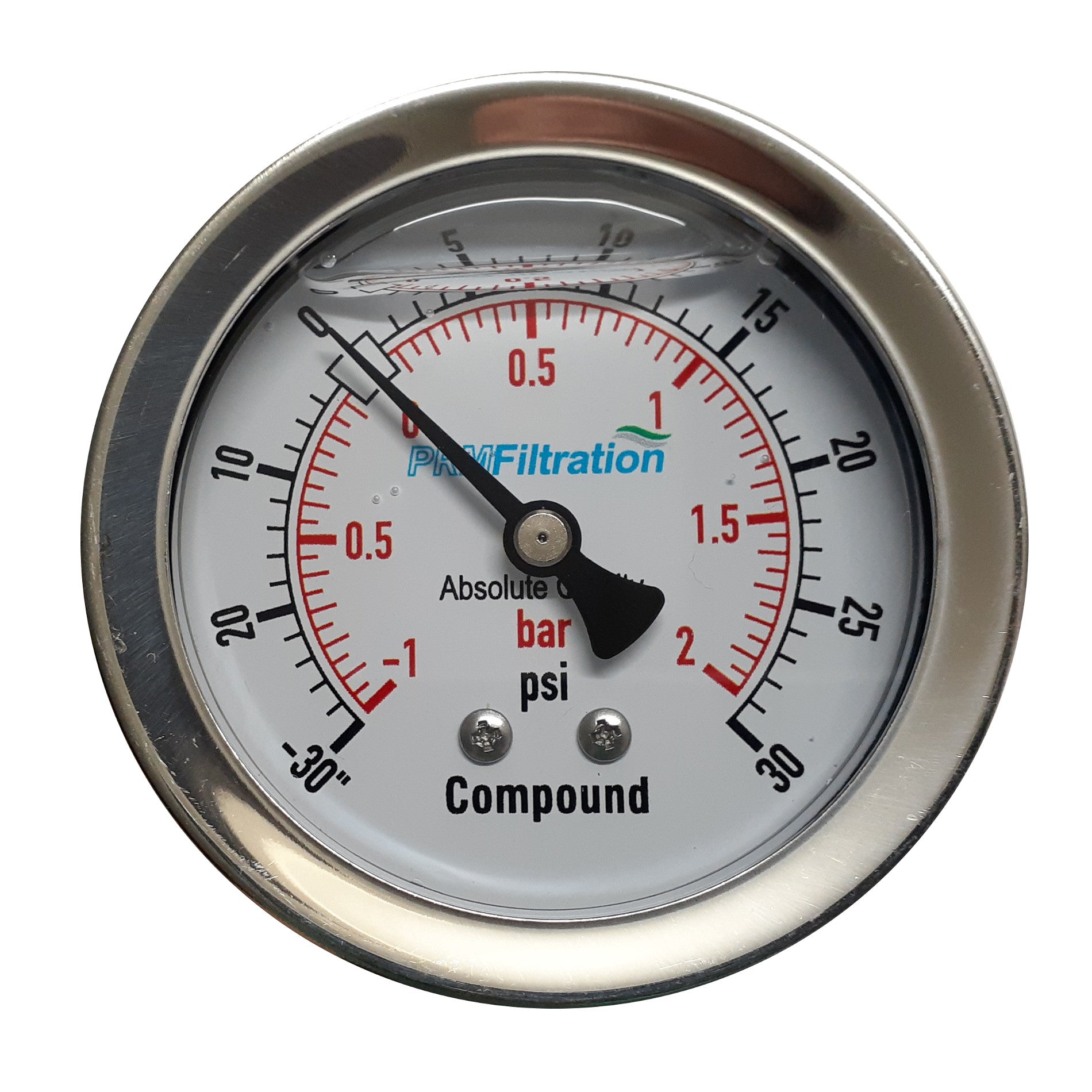 Vacuum Pressure Measurement Gauge, Compound Pressure Test Gauge Instrument