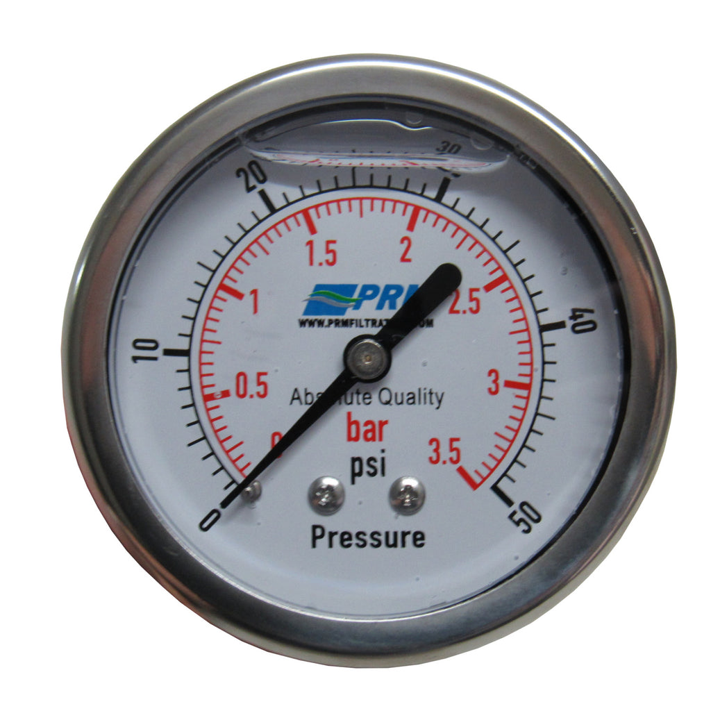 50 psi pressure gauge