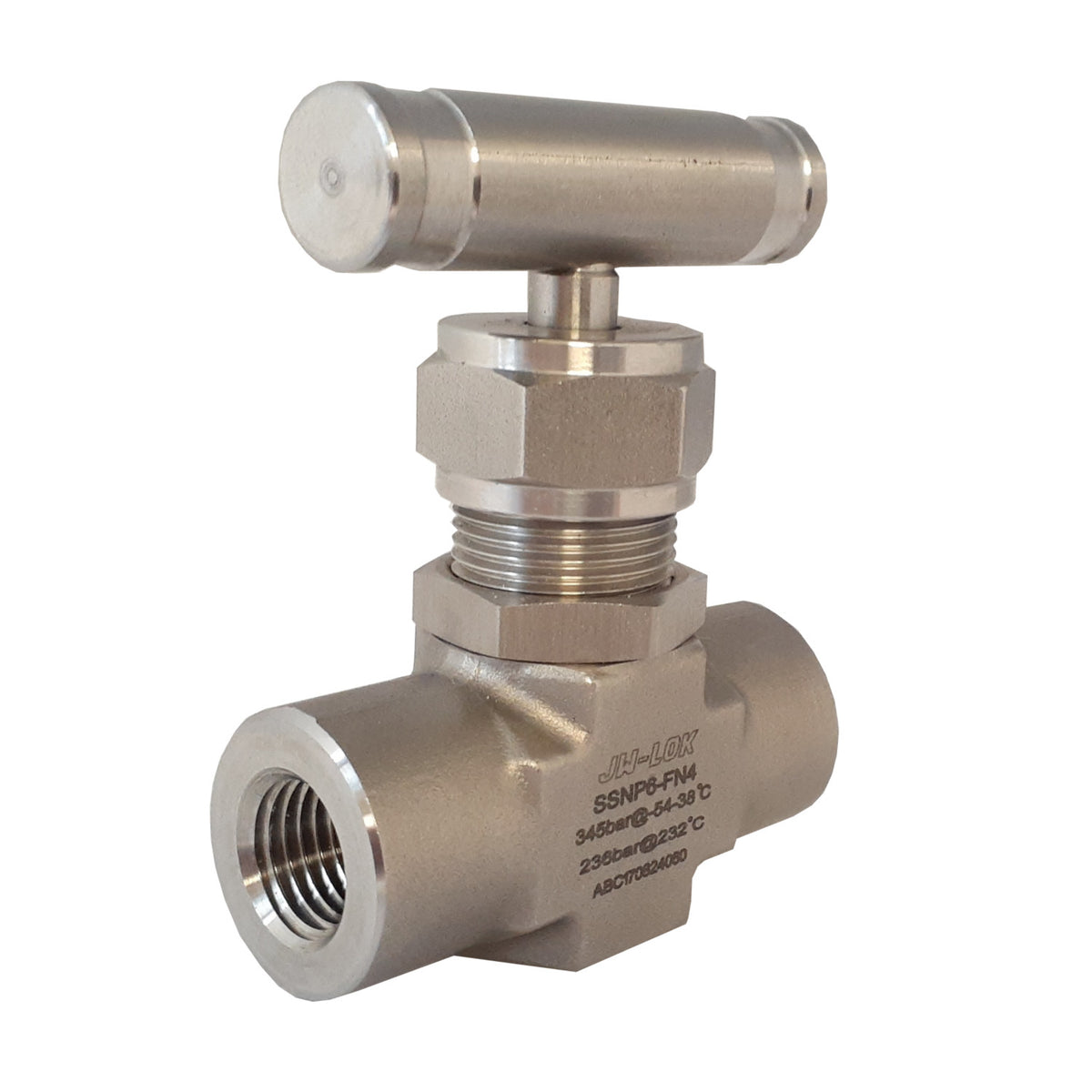 1/4 Inch Needle Valve, 316 Stainless Steel (Female NPT) PRM Filtration