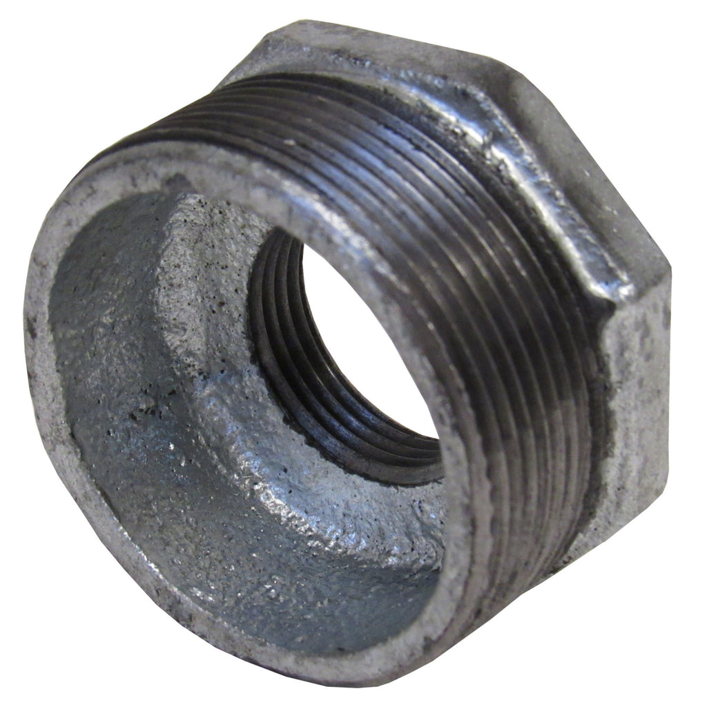 Galvanized Reducing Bushing 3 4 X 1 2 Npt Thread