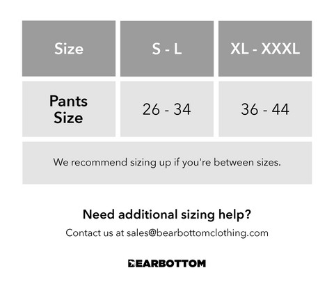 trail belt size guide