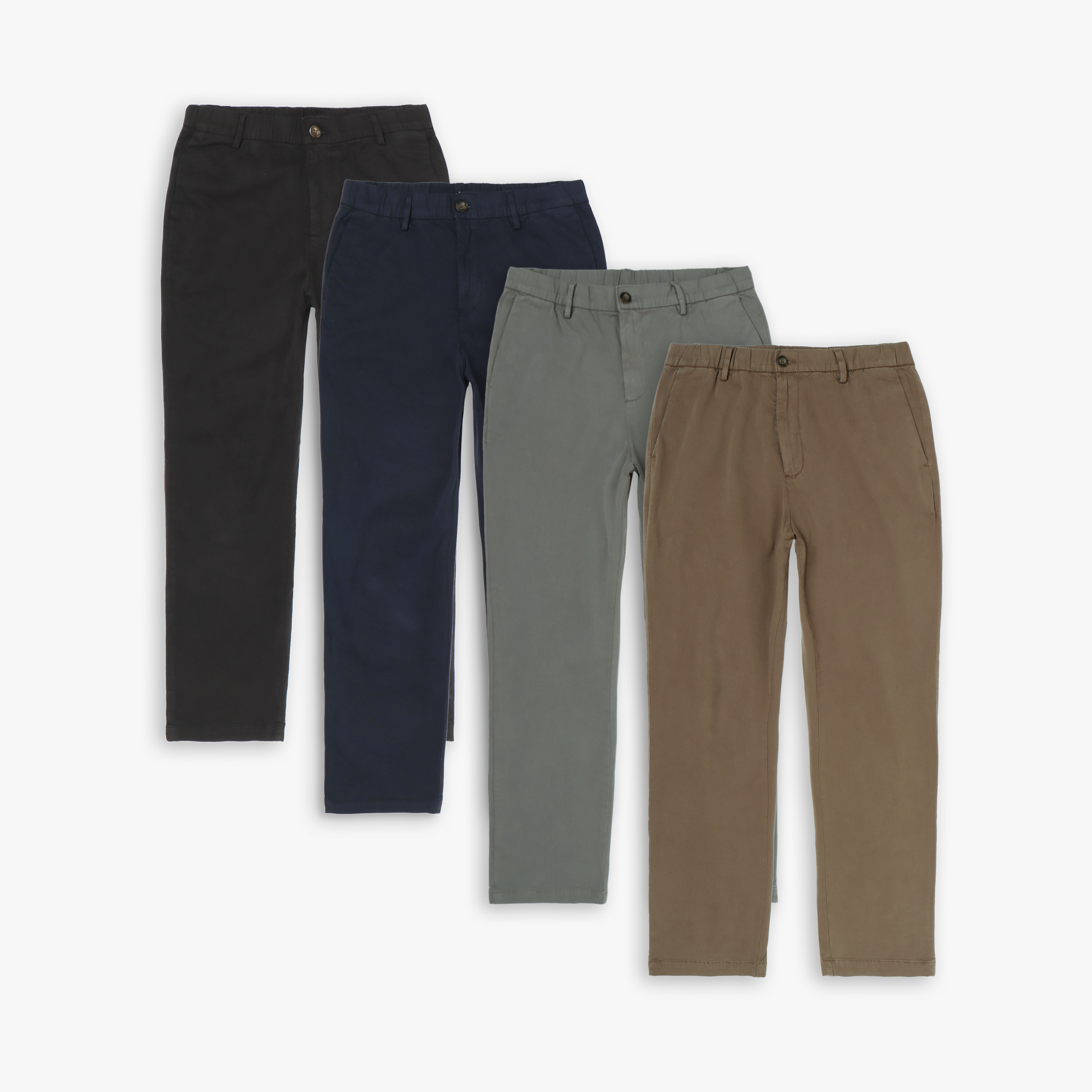 Pack - 4 Bell Basic Pants in assortment, bamboo, en