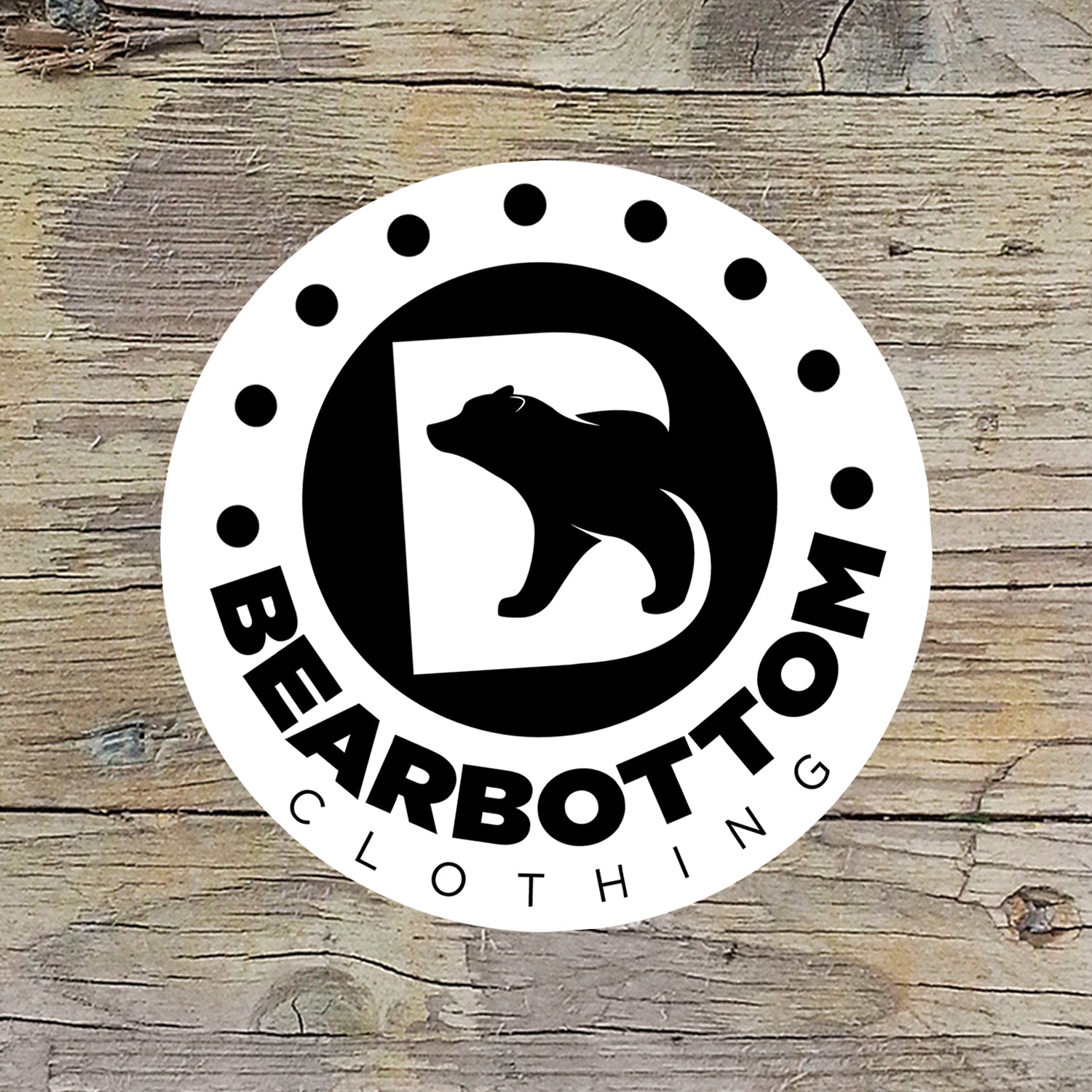 Sticker Bearbottom Clothing