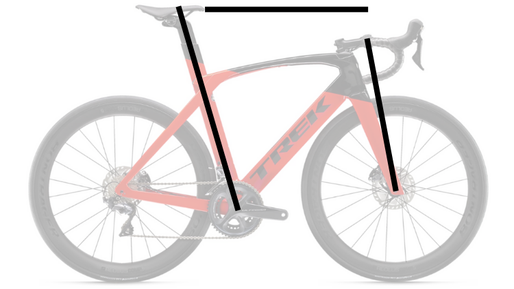 2021 Trek Madone Bike Size Key Measurements 