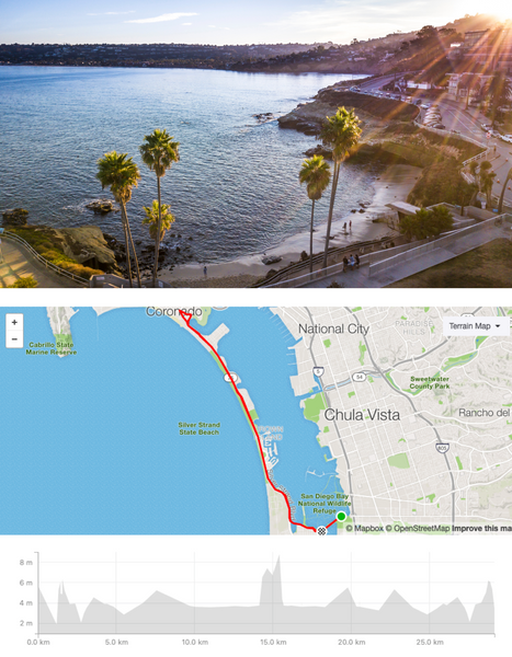 San Diego Cycling Routes Livelo Road Bike Rental