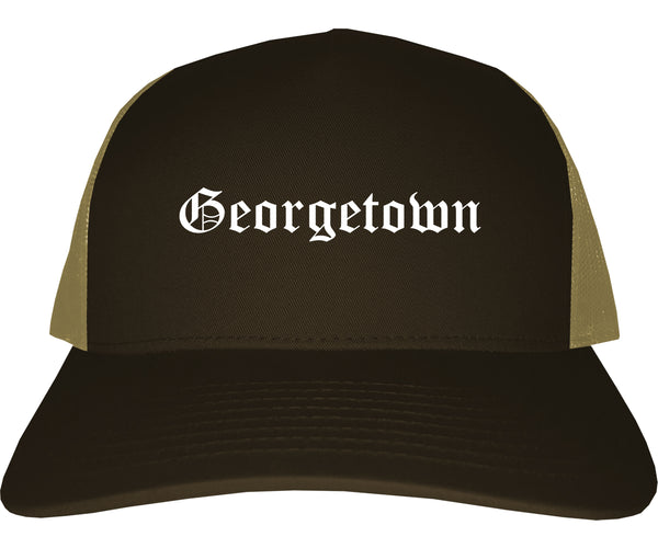 Georgetown Texas TX Old English Mens Trucker Hat Cap – Urban Gear