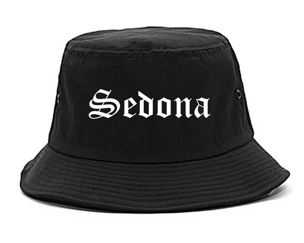 Sedona Arizona AZ Old English Mens Bucket Hat – Urban Gear