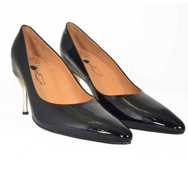 HELEN Black Patent Calfskin – TANYAHEATH-LA