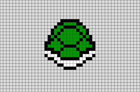 Turtle Shell Pixel Art – BRIK