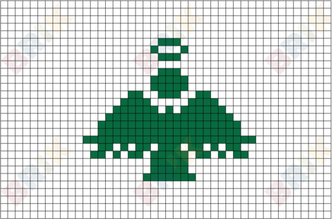 Christmas Angel Pixel Art – BRIK