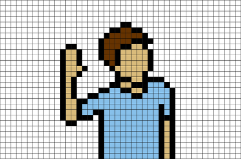 8Bit Dad Pixel Art – BRIK
