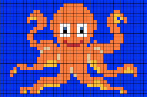 Handmade Pixel Art How To Draw Kawaii Octopus Pixelart Pixel Art Images ...