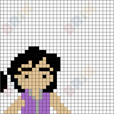 Aladdin and Jasmine 2 Pixel Art – BRIK