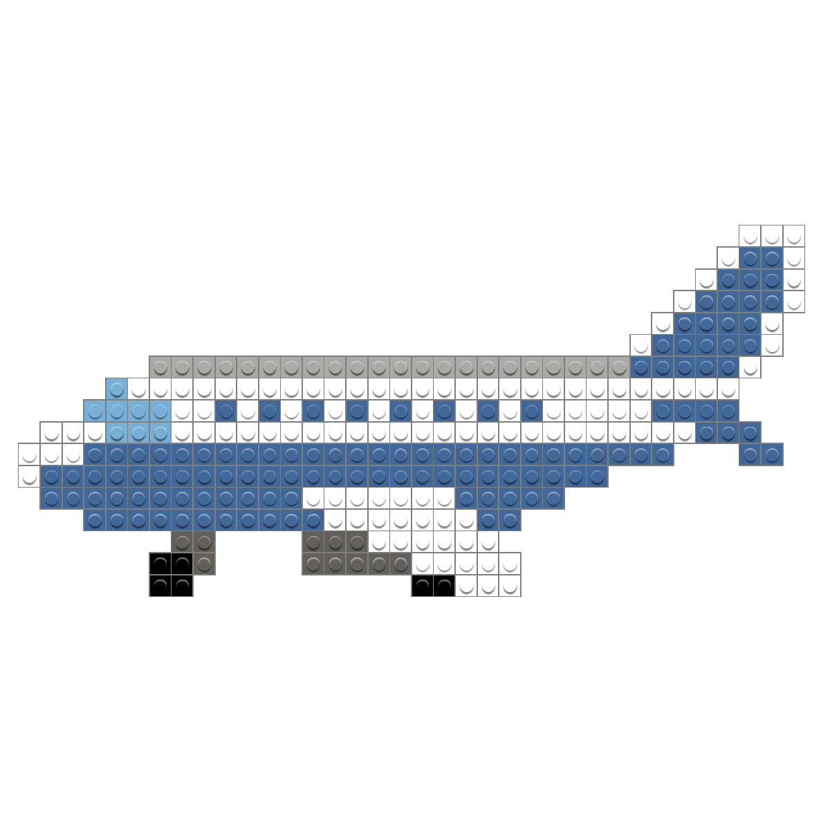 airplane pixel art grid Pixel art plane aircraft flying in sky air ...