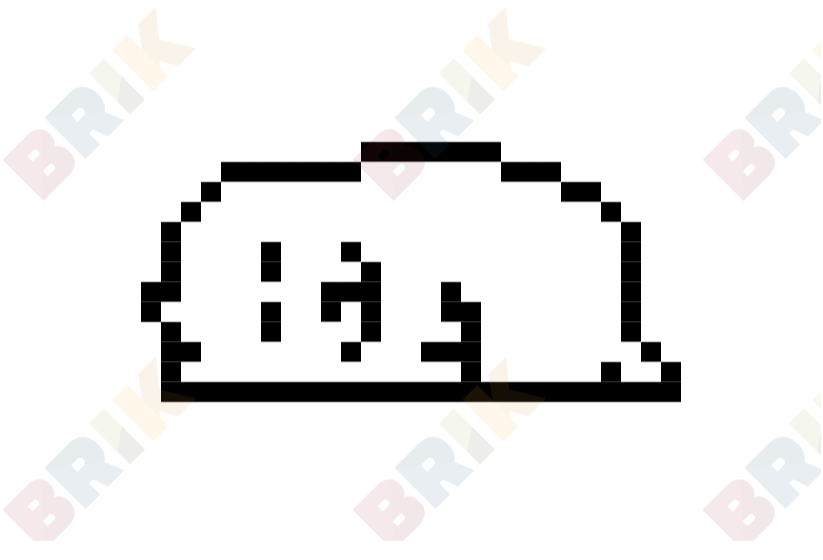 Annoying Dog Pixel Art – BRIK