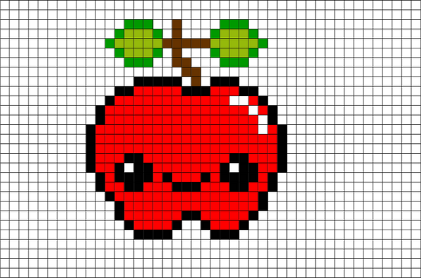 Apple Bead Pixel Art – BRIK