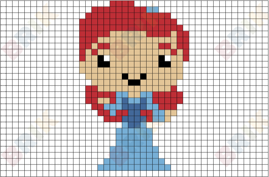 Ariel Pixel Art – BRIK