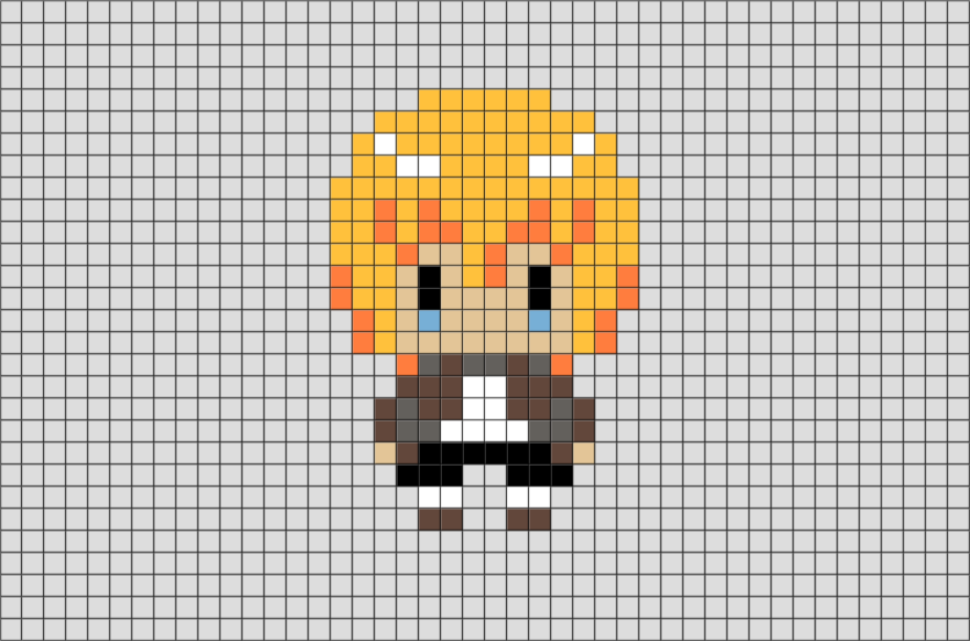 Attack on Titan Armin Pixel Art – BRIK