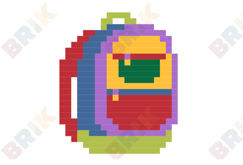 Backpack Pixel Art – BRIK