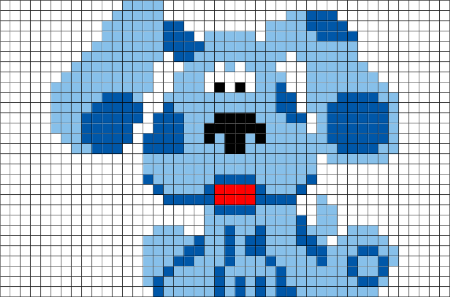 Blue Pixel Art – BRIK