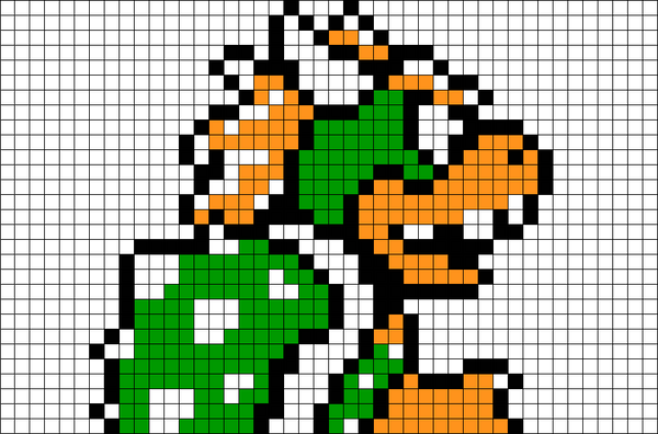 Bowser Pixel Art – BRIK