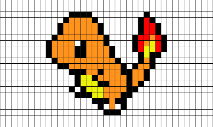 Featured image of post Charmander Pixel Art Black And White By continuing to use this site you are agreeing to our use of cookies