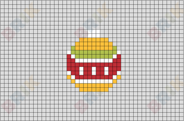 Christmas Ornaments Pixel Art – BRIK