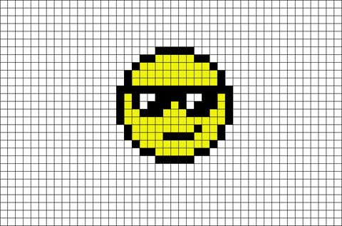 Pixel Cool Emoji – BRIK