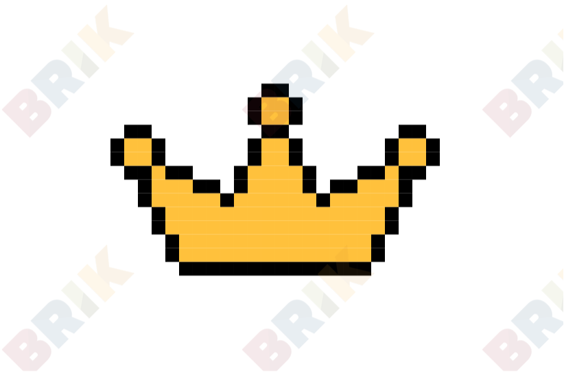 Crown Pixel Art – BRIK