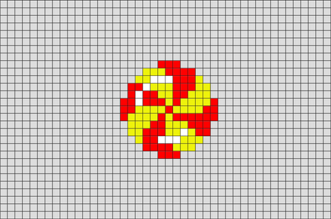 Cut the Rope Candy Pixel Art – BRIK