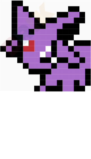 pixel art templates pokemon espeon