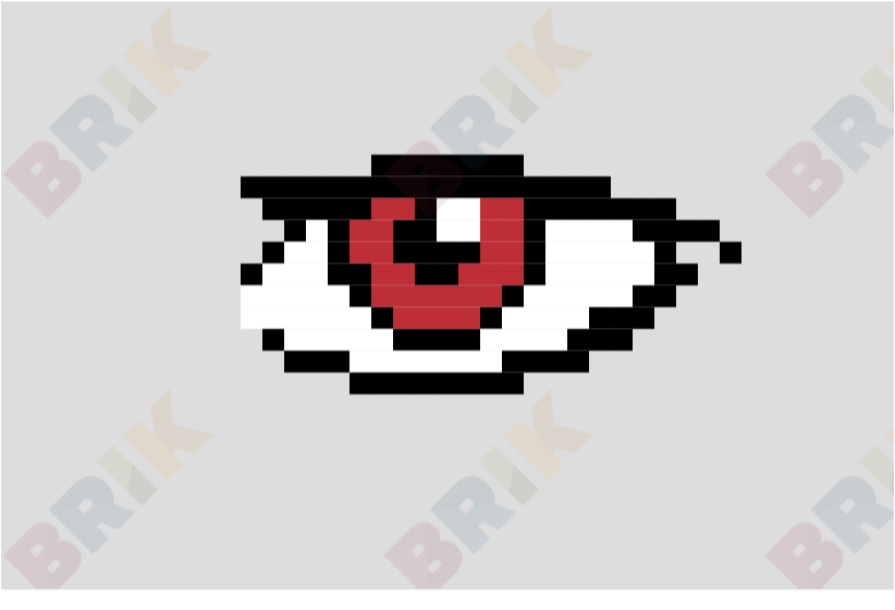 Eye Pixel Art Brik