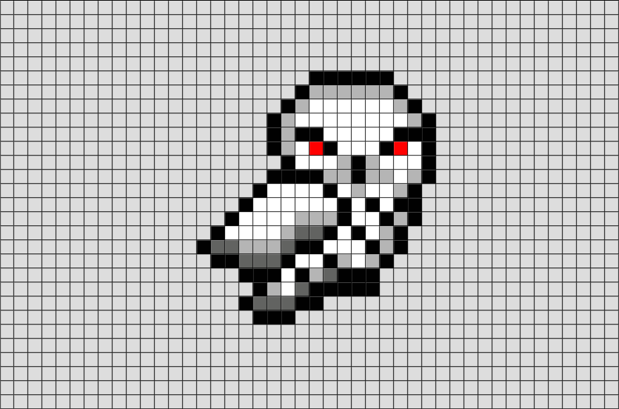 Hedwig Pixel Art – BRIK