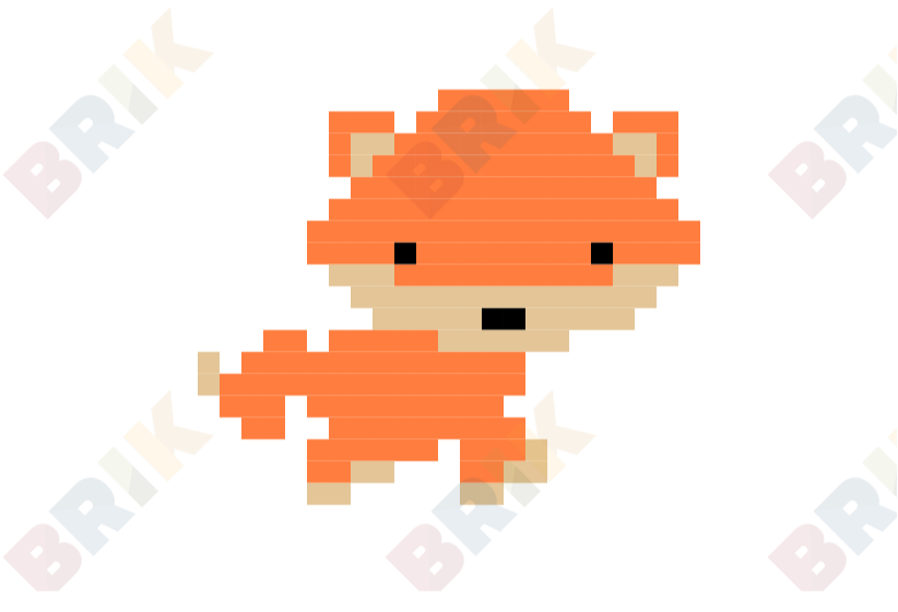 Fox Pixel Art – BRIK