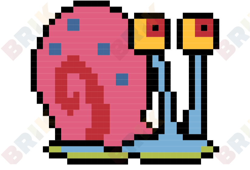 Gary the Snail Pixel Art – BRIK