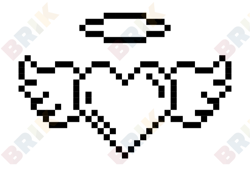 Heart Pixel Art Brik