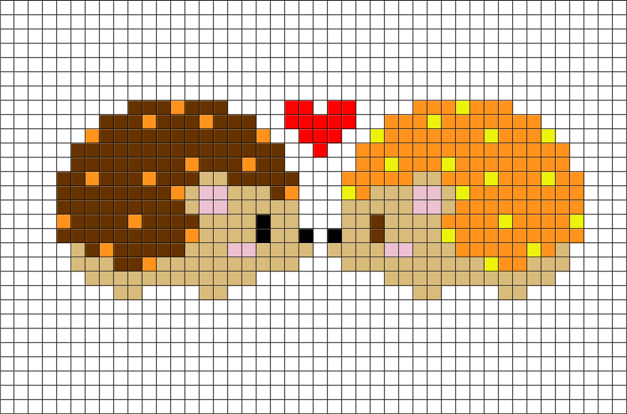 Hedgehog Pixel Art – BRIK