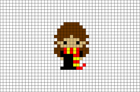 Pixel Art Hermione