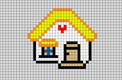 House Pixel Art – BRIK