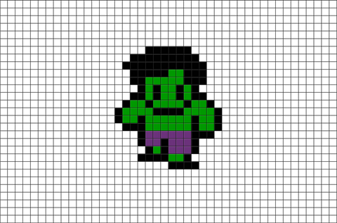 Hulk Pixel Art – BRIK