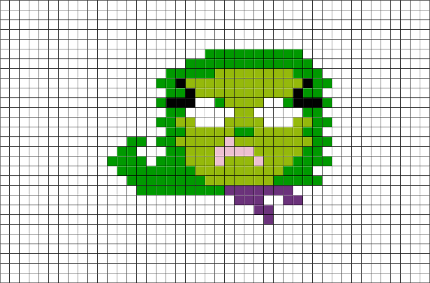 Inside Out Disgust Pixel Art – Brik Book