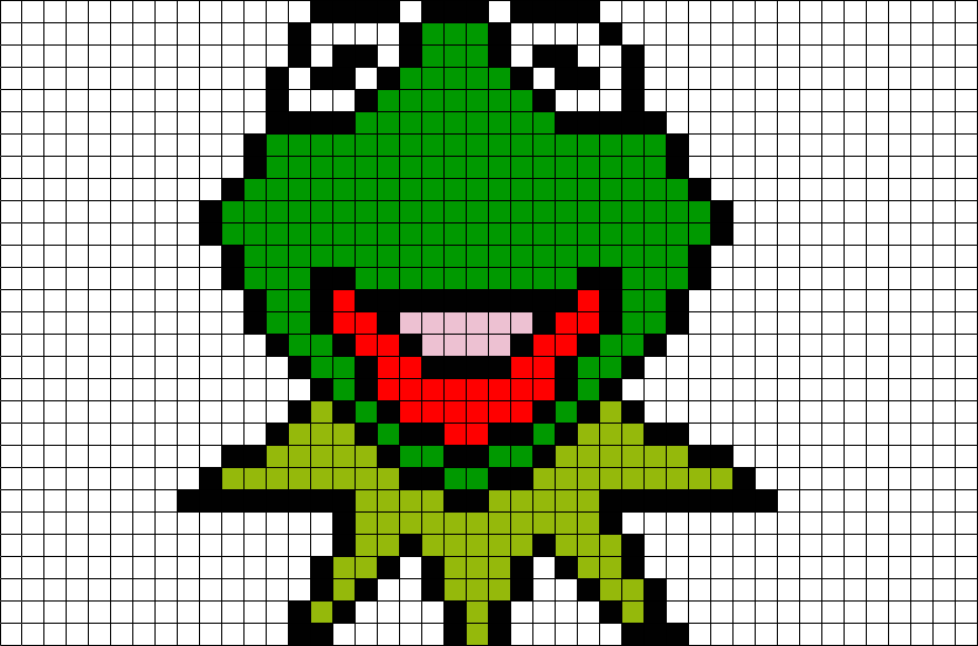 Kermit Pixel Art – BRIK