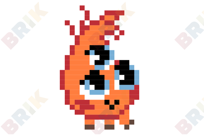 Kirby Pixel Art Brik