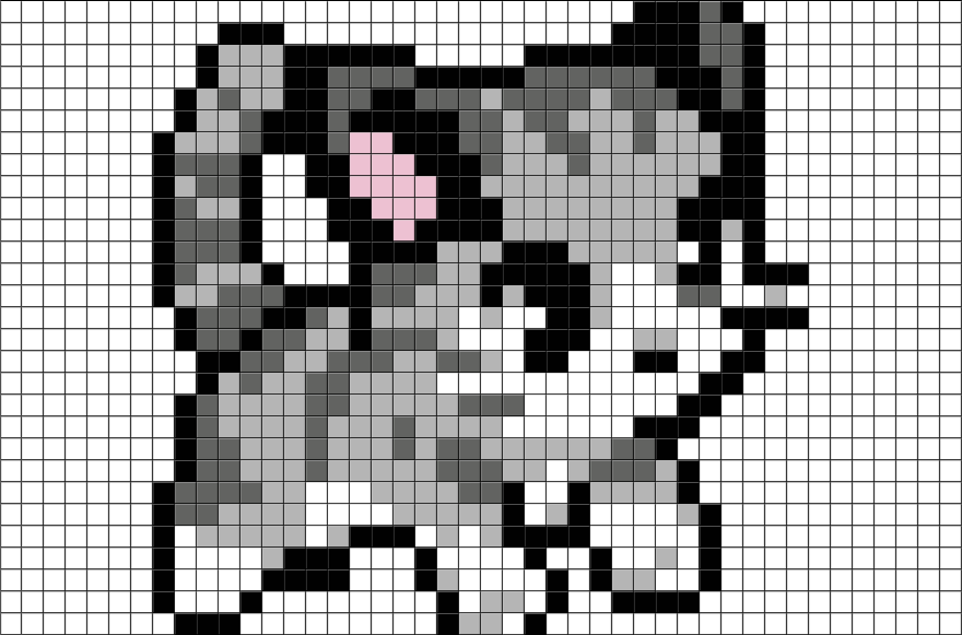 Kitten Pixel Art – BRIK