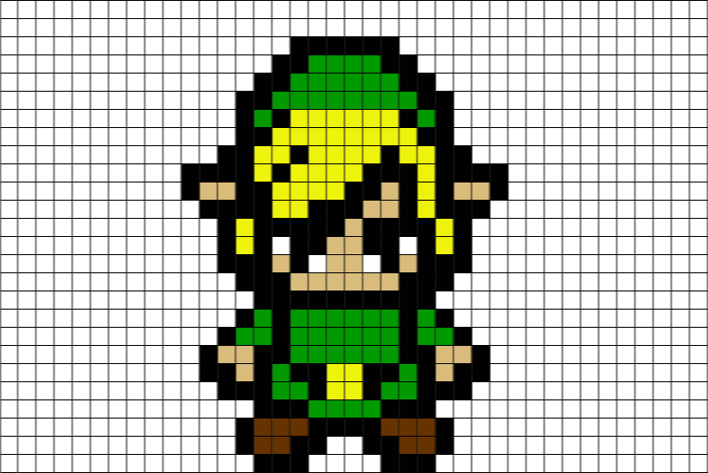 Link Zelda Pixel Art – BRIK