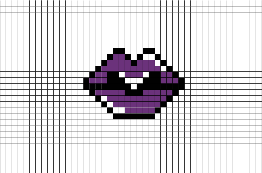 Lips Pixel Art – BRIK