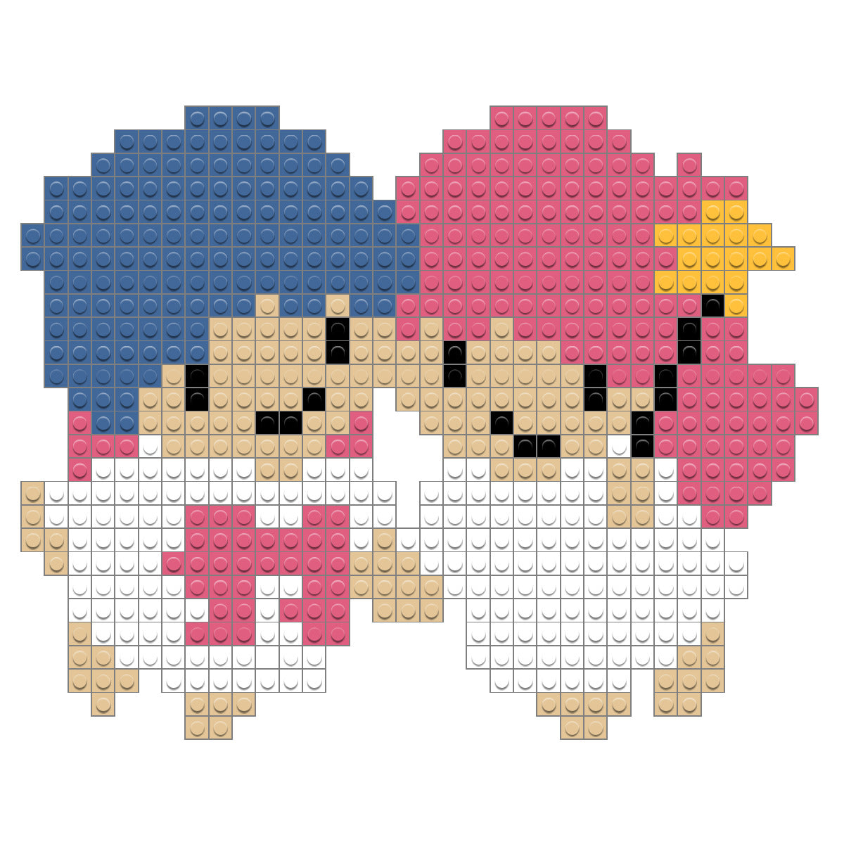 Little Twin Stars Pixel Art