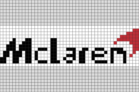 McLaren Automotive Pixel Art – BRIK