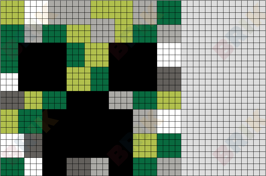 creeper pixel dimensions