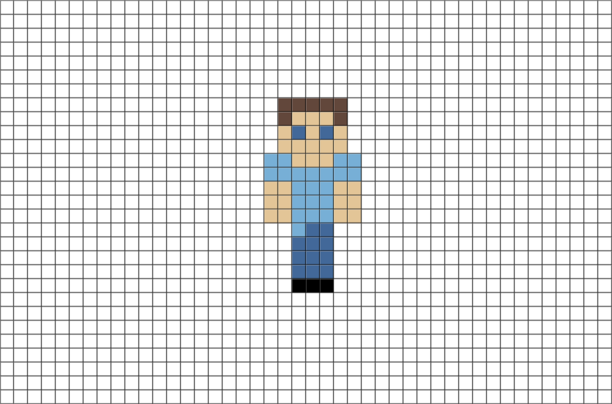 Minecraft Steve Pixel Art – BRIK